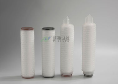 Filtro em caixa plissado de membrana do PES, filtro em caixa 0.22um de água do RO 10&quot;