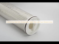 Flow rate Pullner 60in Filtro de água de temperatura com área de filtração de 7μm