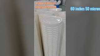 Cartucho de filtro de alto fluxo de 60 polegadas e 50 mícrons para tratamento de água