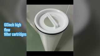 cartuchos de filtro de alto fluxo de 60 polegadas