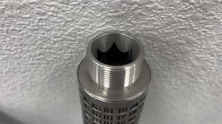 Cartucho de filtro plissado de feltro de fibra de aço inoxidável de 40 polegadas