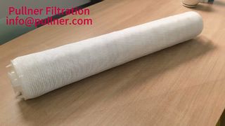 Cartuchos de filtro plissados ​​horizontais de alto fluxo para aplicações de pré-filtração