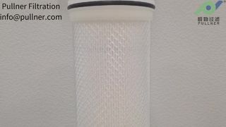 Cartucho de filtro de alto fluxo de 60" para refino de óleo de palma | Meio plissado PET de alta temperatura