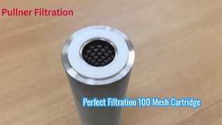 cartucho de filtro inoxidável de 100 malhas