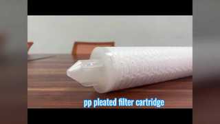 cartucho de filtro plissado pp de 30 polegadas