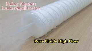 Filtro em caixa de ferida de corda Filtragem de alto fluxo