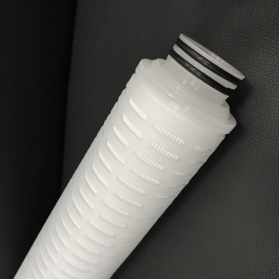 Taxa de fluxo Cartucho de filtro plissado Disponível comprimento 5-40 polegadas e diâmetro externo 68,5 mm