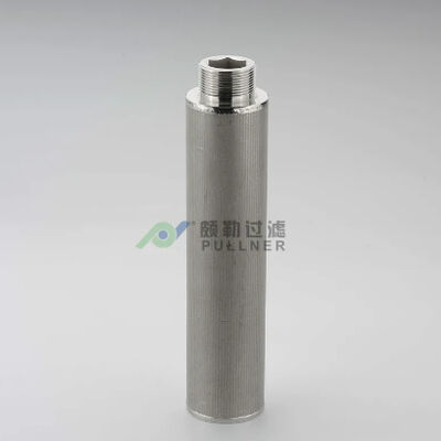 Cartucho de filtro de malha de arame sinterizado multicamadas de aço inoxidável 316L de 10 polegadas com alta temperatura e resistência à corrosão para aplicações de alto fluxo