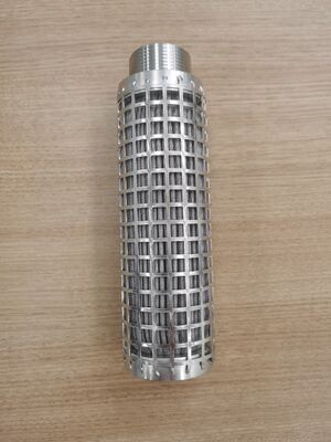 Cartucho de filtro plissado de aço inoxidável 316L com grande área de filtração e resistência a altas temperaturas