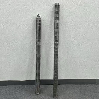 Cartucho de filtro plissado de feltro de fibra de aço inoxidável com alta capacidade de retenção de sujeira