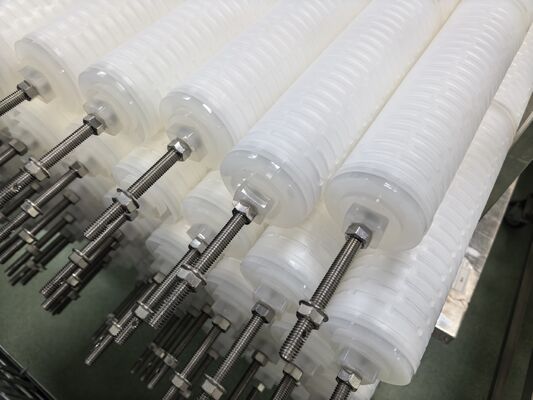Material de polipropileno (PP) de comprimento de 60 polegadas Cartucho de filtro de polir de condensado PHFZ de alto fluxo