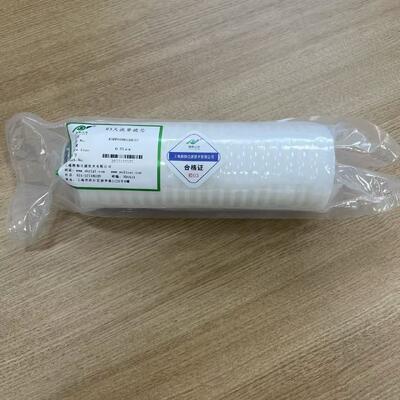 Cartucho de filtro plissado da série 83 com diâmetro de 80 mm e capacidade de fluxo de 120 L/min para filtração de 0,05 μm