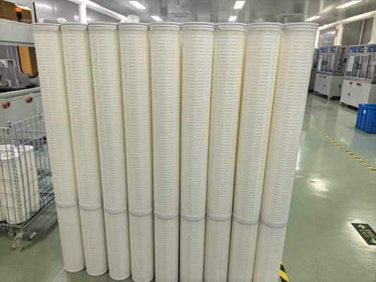 Material de PP feito 60 polegadas cartucho de filtro de alto fluxo para filtragem de água do mar
