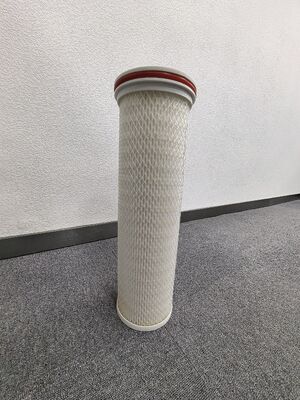 Cartucho de filtro plissado de alta eficiência de 40" para pré-filtração de RO, com 0,1-100 μm