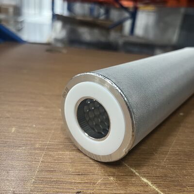 Cartucho de filtro de malha de aço inoxidável 304/316L com micrômetro personalizado de vários tamanhos para resistência à alta temperatura