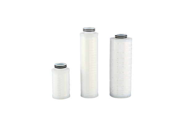 Cartucho de filtro de alto fluxo da série 83 com alta taxa de fluxo, múltiplas opções de mídia de filtro e baixa precipitação para filtragem de processo úmido