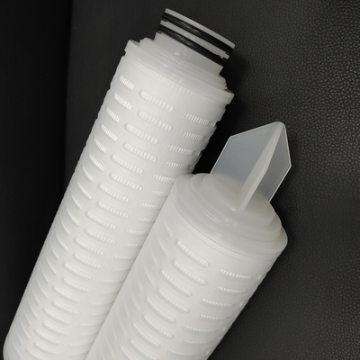 Taxa de fluxo Cartucho de filtro plissado Disponível comprimento 5-40 polegadas e diâmetro externo 68,5 mm