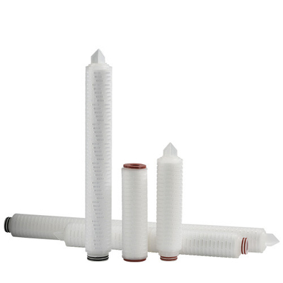 68Cartucho de filtro plissado de.5 mm PP com temperatura máxima de 80 °C para esterilização com água quente