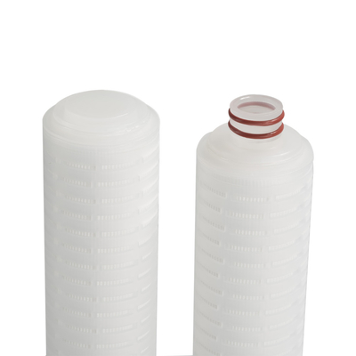 68Cartucho de filtro plissado de.5 mm PP com temperatura máxima de 80 °C para esterilização com água quente