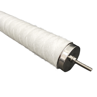 Cartucho de filtragem de feridas de cordas OD 60MM com núcleo de suporte de aço inoxidável 304/316