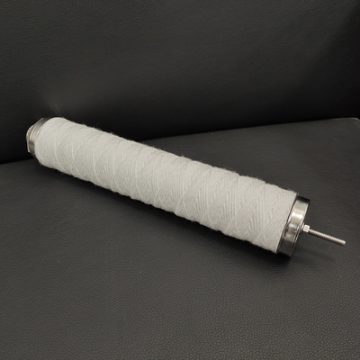 Cartucho de filtragem de feridas de cordas OD 60MM com núcleo de suporte de aço inoxidável 304/316