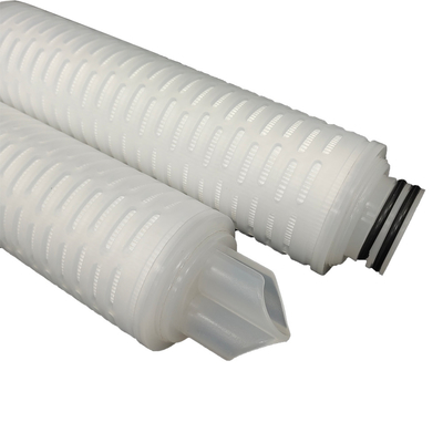 68Cartucho de filtro plissado de.5 mm PP com temperatura máxima de 80 °C para esterilização com água quente