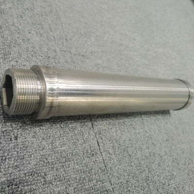 Cartucho de filtro metálico da série PHSV com costelas de soldagem em espiral e fio em forma de V para filtragem de alta resistência