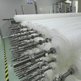 Cartucho de filtro plissado retroescorrível da série PHFZ para remoção de ferro na água condensada de usinas elétricas com design soldado de 40 "e 30"