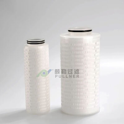 Cartucho de filtro de alto caudal plissado de série 130 φ130 mm com caudal de 200 L/min e área de filtração de 2 m2
