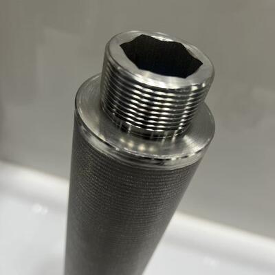 Cartucho de filtro de malha sinterizada de aço inoxidável de 10 polegadas 316L com resistência a altas temperaturas e corrosão para aplicações de alto fluxo