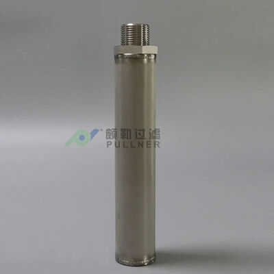 Cartucho de filtro de malha sinterizada de aço inoxidável de 10 polegadas 316L com resistência a altas temperaturas e corrosão para aplicações de alto fluxo