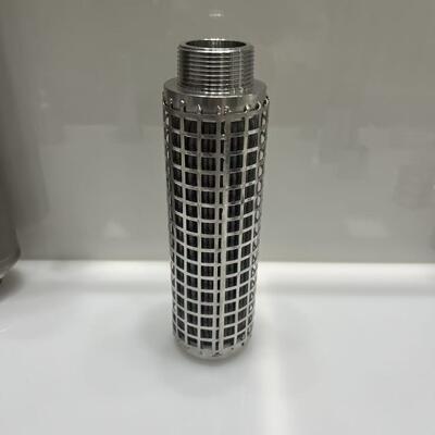 Cartucho de filtro plissado de feltro de fibra de aço inoxidável 316L resistente a altas temperaturas com grande área de filtração