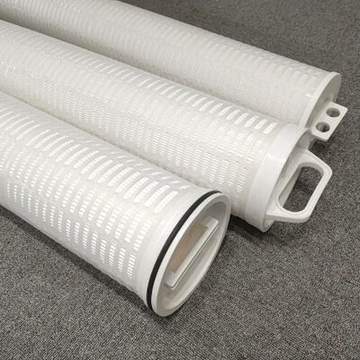Cartucho de filtro de alto fluxo de 60 polegadas com alta capacidade de retenção de sujeira e vazão de 110 m3/h para purificação de água