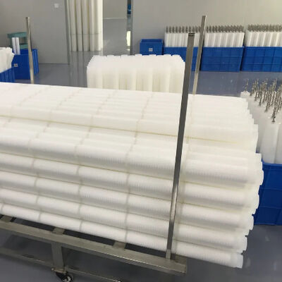 Cartucho de filtro plissado para água condensada de usina de 70'' com meio filtrante de polipropileno para filtração de alto fluxo