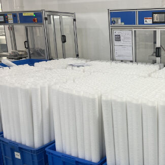 Cartucho de filtro de usina de 70' com 1um a 10um Micron e aço inoxidável 304/316L para filtragem de água de condensação