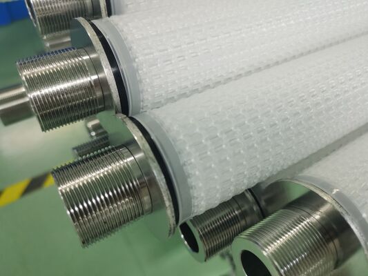 Cartucho de filtro de alto fluxo com estrutura de honeycomb para estação de tratamento de água do mar