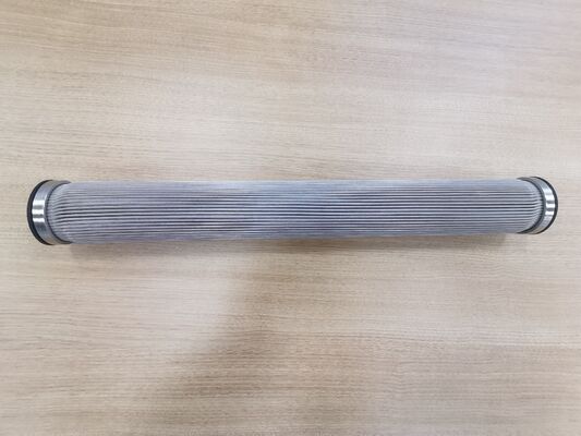 Cartucho de filtro de feltro de fibra sinterizada de aço inoxidável com alta temperatura, pressão e resistência à corrosão