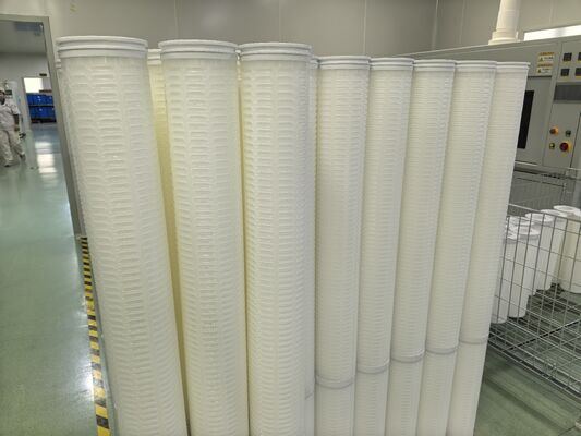 Material de PP feito 60 polegadas cartucho de filtro de alto fluxo para filtragem de água do mar