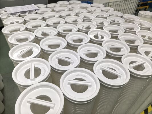 Material de PP feito 60 polegadas cartucho de filtro de alto fluxo para filtragem de água do mar