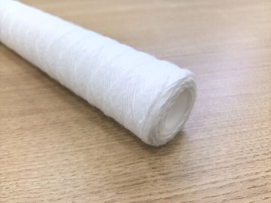 Cartucho de filtro enrolado em corda de 5 mícrons e 40" para tratamento de água condensada