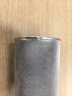 Cartucho de filtro de malha de aço inoxidável 80 com alta resistência mecânica e resistência à temperatura