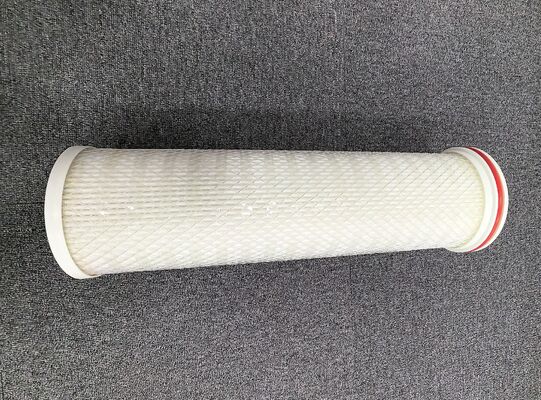 Cartucho de filtro plissado de alta eficiência de 40" para pré-filtração de RO, com 0,1-100 μm