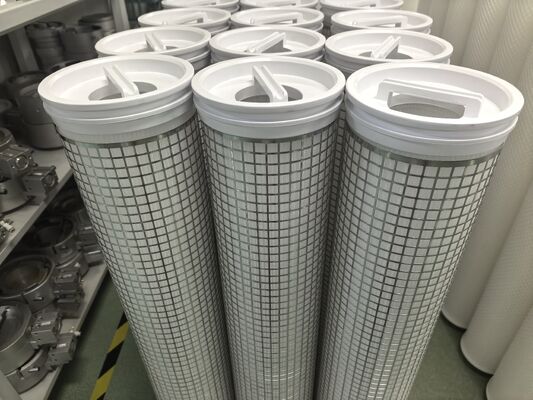Cartucho de filtro de polimento de condensado de alto fluxo de 60 polegadas com classificação de 7 microns