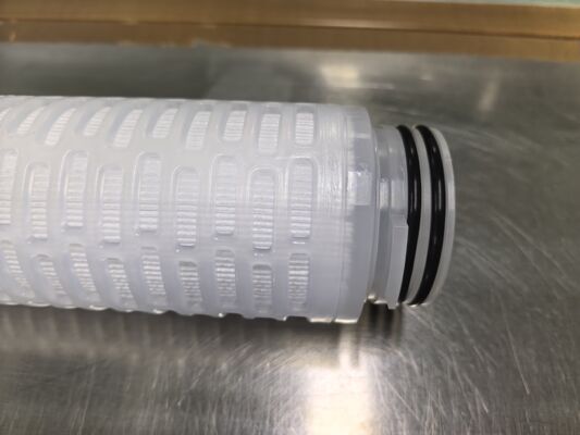 Cartucho de filtro plissado PES personalizado com membrana PES para filtragem de líquidos químicos e de alta pureza com alta taxa de fluxo