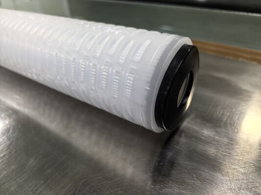 Cartucho de filtro plissado PES com membrana PES para filtragem de líquidos de alta pureza