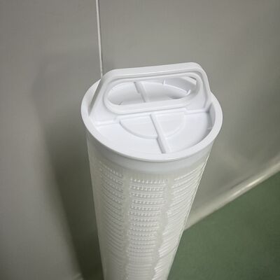 Cartucho de filtro de alto fluxo da série PHFM de 6,5 polegadas de diâmetro Filtro de pré-filtração RO plissado com grande área de fluxo