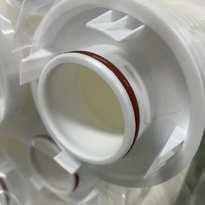 Cartucho de filtro de alto fluxo da série PHFM de 6,5 polegadas de diâmetro Filtro de pré-filtração RO plissado com grande área de fluxo