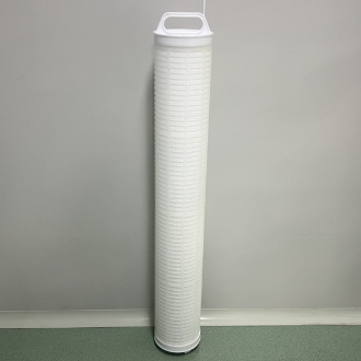 Cartucho de filtro de alto fluxo da série PHFM de 6,5 polegadas de diâmetro Filtro de pré-filtração RO plissado com grande área de fluxo
