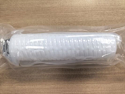 Cartucho de filtro PVDF resistente à corrosão com resistência a altas temperaturas e membrana hidrofílica de PTFE para filtração química