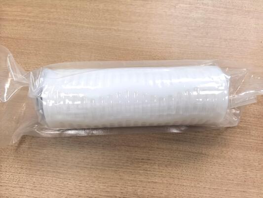 Cartucho de filtro plissado com capacidade de retenção de sujeira ultra alta da série PLPP com design de tamanho de poro gradiente e ampla compatibilidade química
